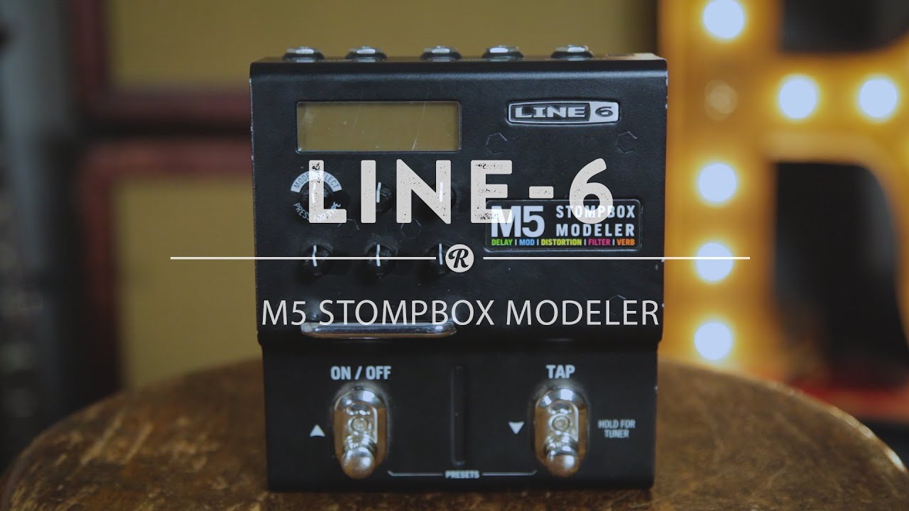Line-6 ​​M5 Stompbox Modeler | Видео-демонстрация реверберации