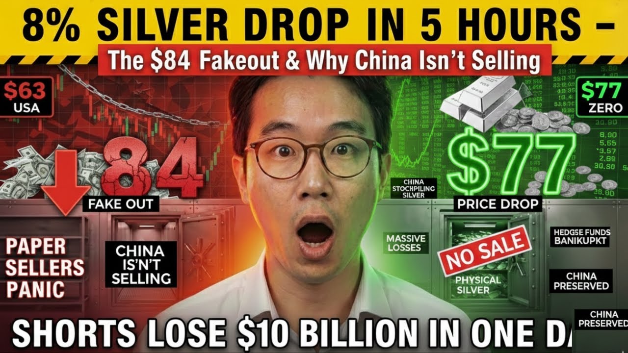 8% SILVER DROP IN 5 HOURS &ndash; The $84 Fakeout & Why China Isn&rsquo;t Selling