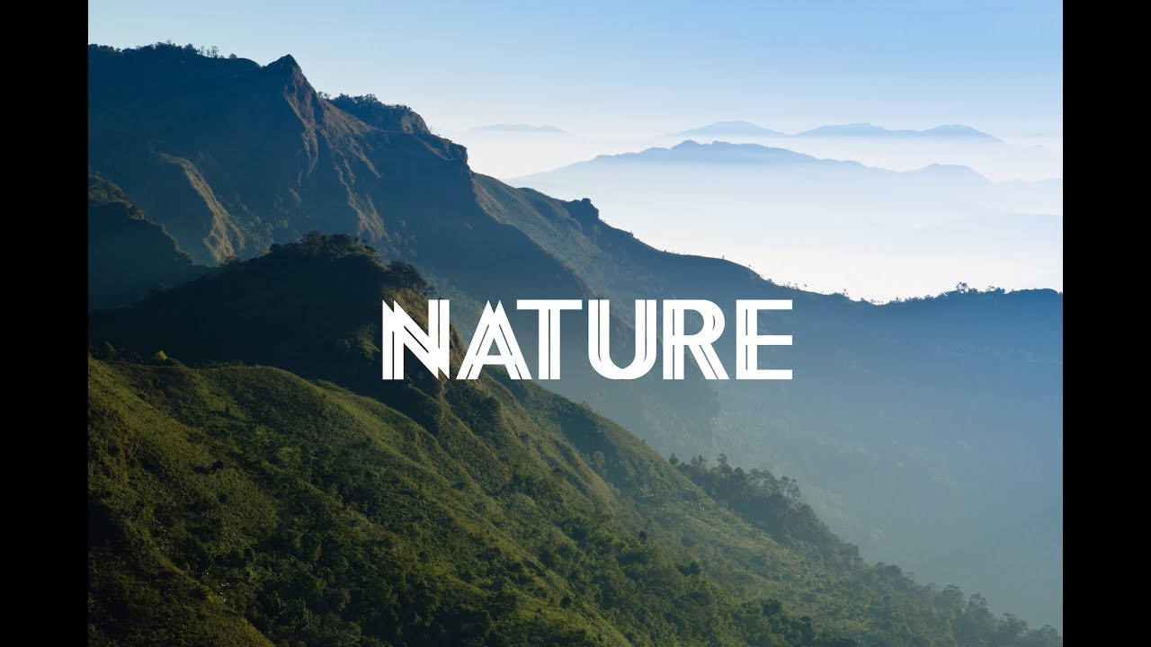 Nature from Above 4K Film - Beautiful Relaxing Background Music