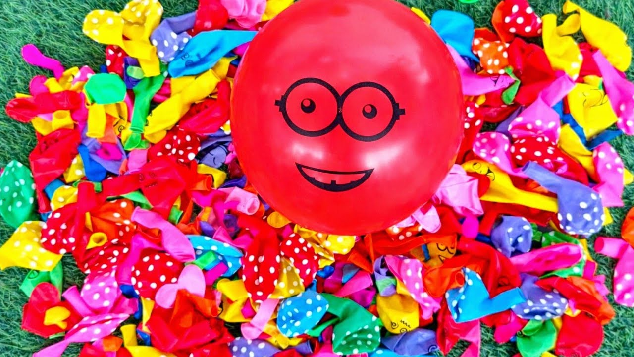 3 K ASMR COLORFUL BALLOON POP COMPILATION.,.,.!!#poppballons​ #balloon​ 