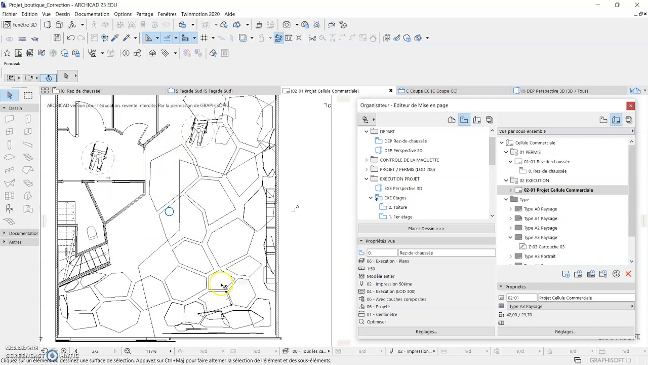 Initiation Archicad: comment créer la mise en page