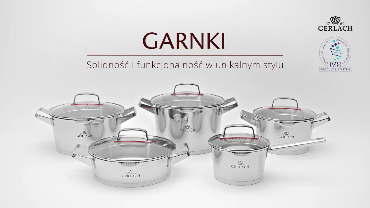 Zestaw garnków Gerlach Garnki Superior 10 elementów