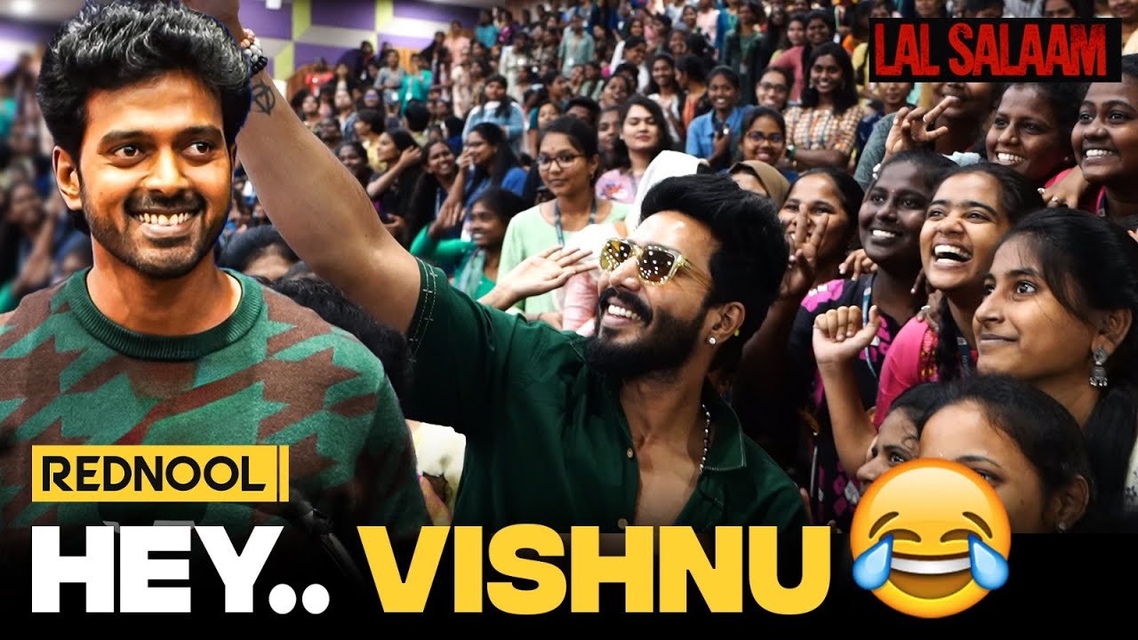 Hey எப்புட்றா.. உனக்கு இவ்வளோ Girl Fans 😮 Vishnu Vishal, Vikranth, Thangadurai Fun | Lal Salaam