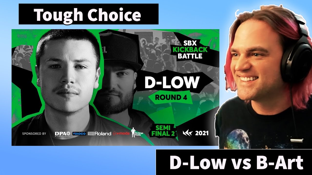 Its so close. B-art vs D-low Reaction - SBX Beatbox battle by Honest Guitarist