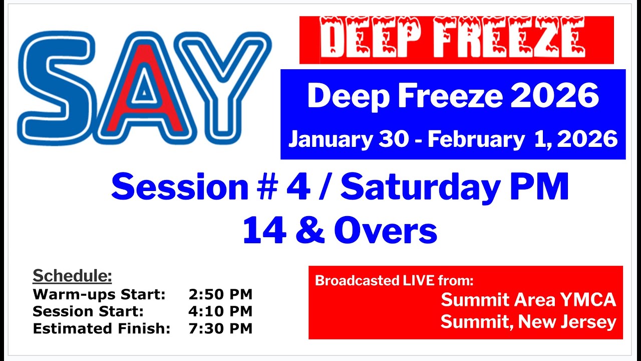 2026 - SAY Deep Freeze - Session # 4