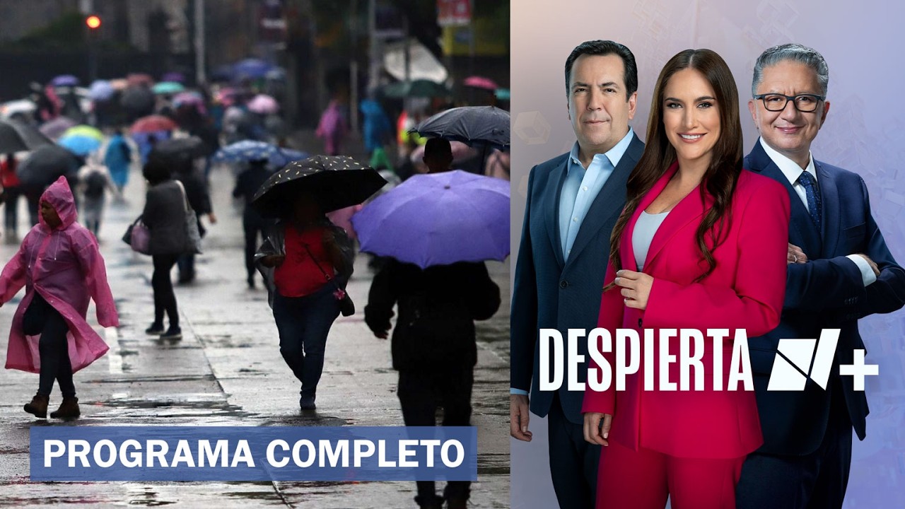 Fuertes lluvias durante la madrugada en CDMX | Despierta - 4 de junio de 2026