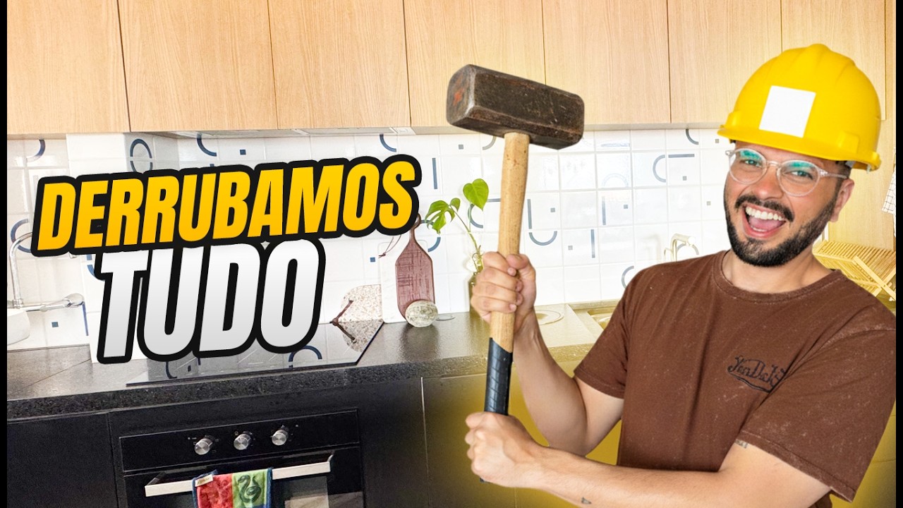 MINHA COZINHA E LAVANDERIA POR DENTRO - REFORMA NO APTO ANTIGO DE 75M