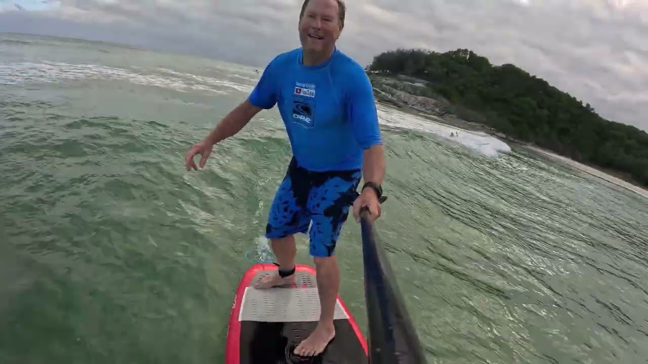 Supping Cylinder , Its going to be a good week . Sup foil & surfing