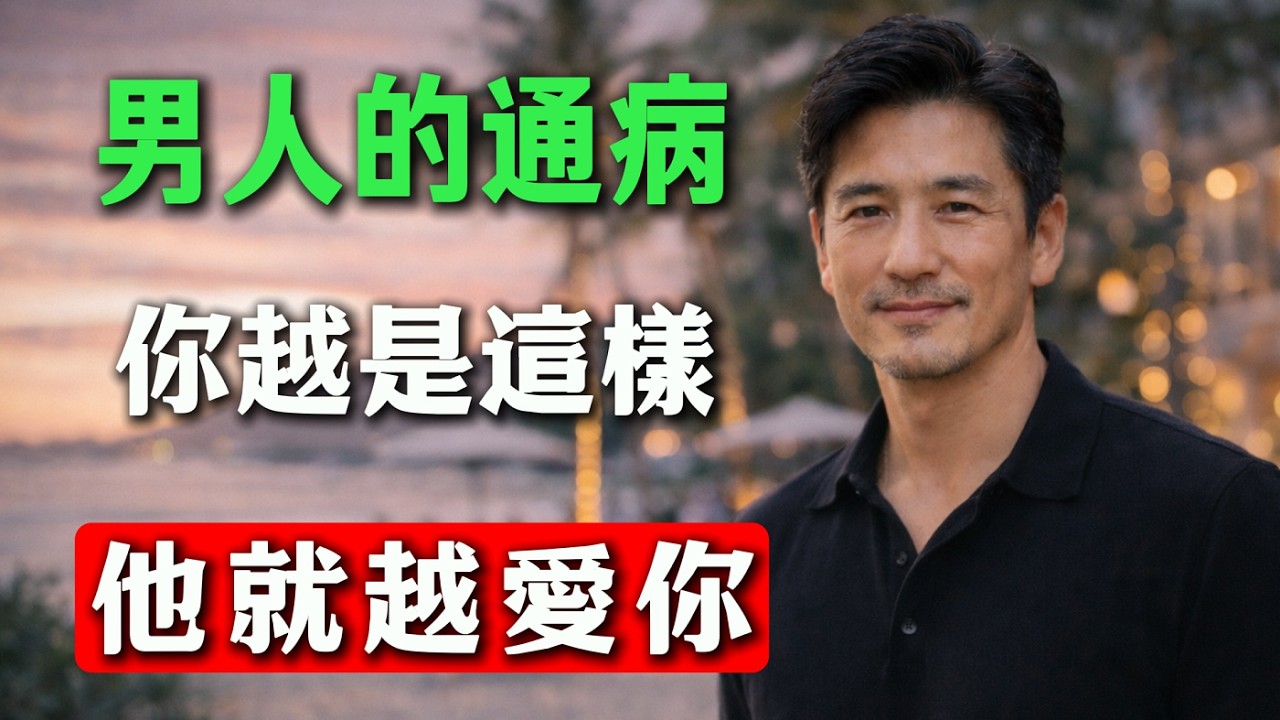 男人的通病，你越是這樣，他就越愛你!