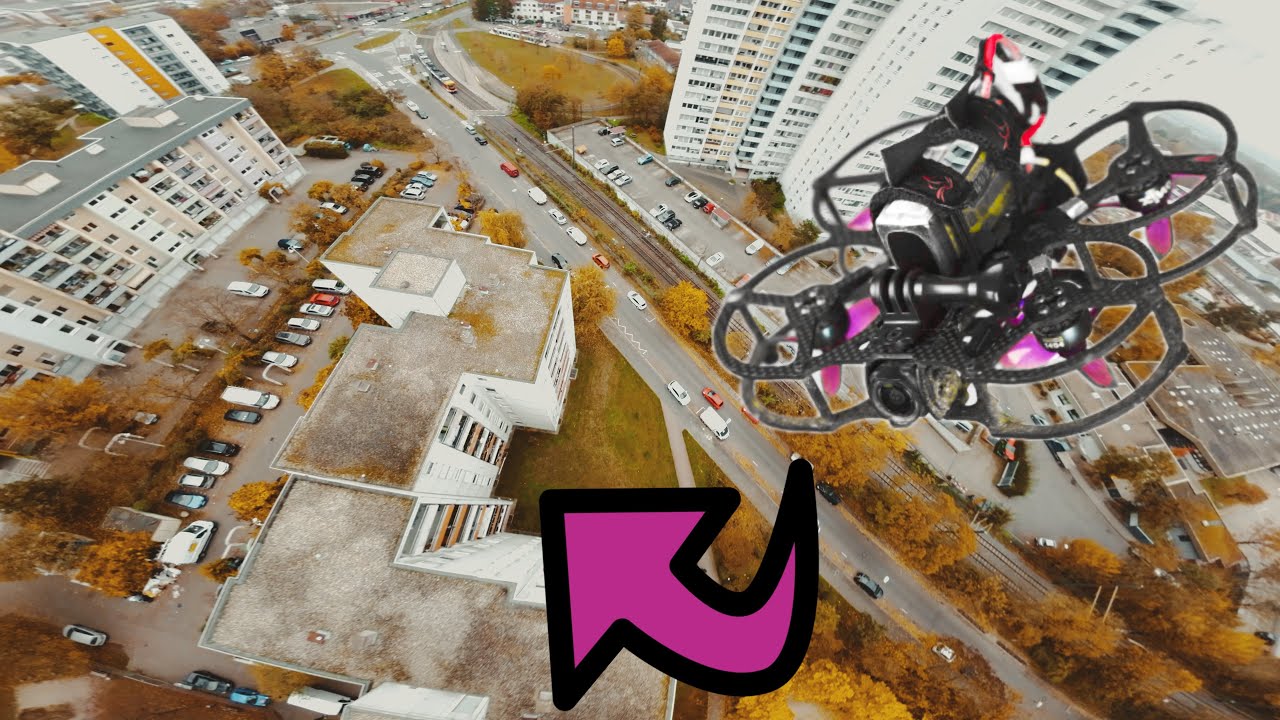 FPV Drone Exploring City Tower Blocks | 2.5 Inch