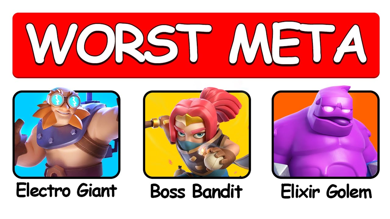 The WORST Metas in Clash Royale History Explained