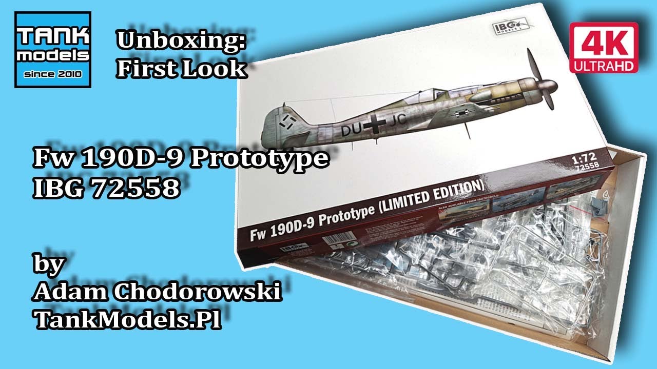 Unboxing #125 - FW-190D Prototype - IBG Models 72558