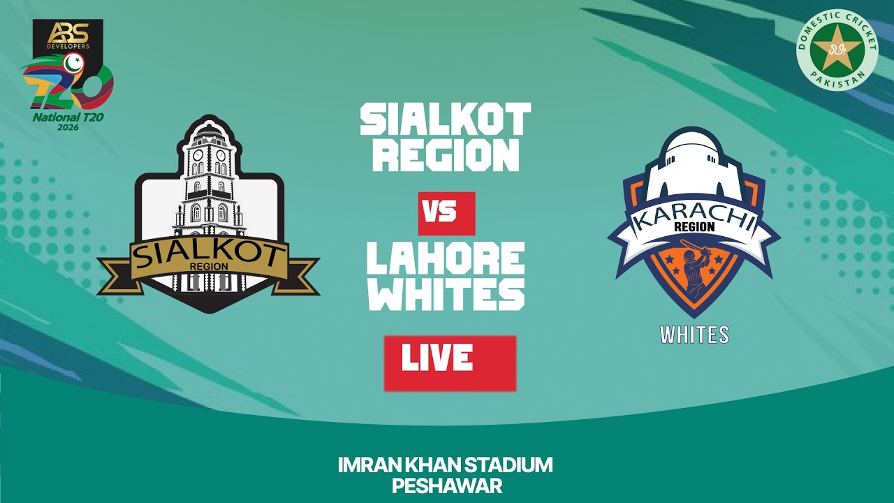 Live | Karachi Whites vs Sialkot Region | Semi Final 1 | Match 21 | ABS Developers National T20 Cup