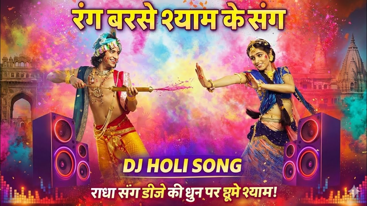 Dj Holi Song 2 || 2026 Holi Song || Radha song Krishna Holi Song #holi2026 #djholisongs 