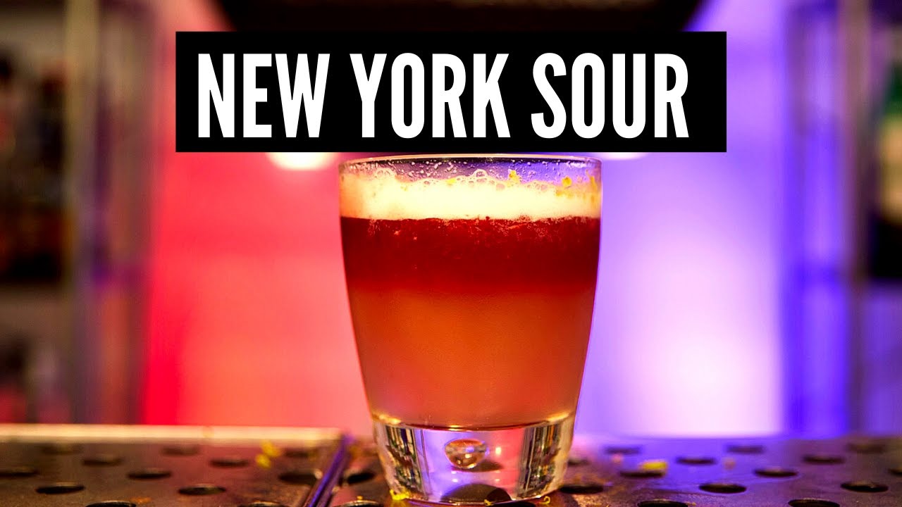 NEW YORK SOUR 🥃 🍷 COCTELES CON WHISKY | 2 recetas 🤤