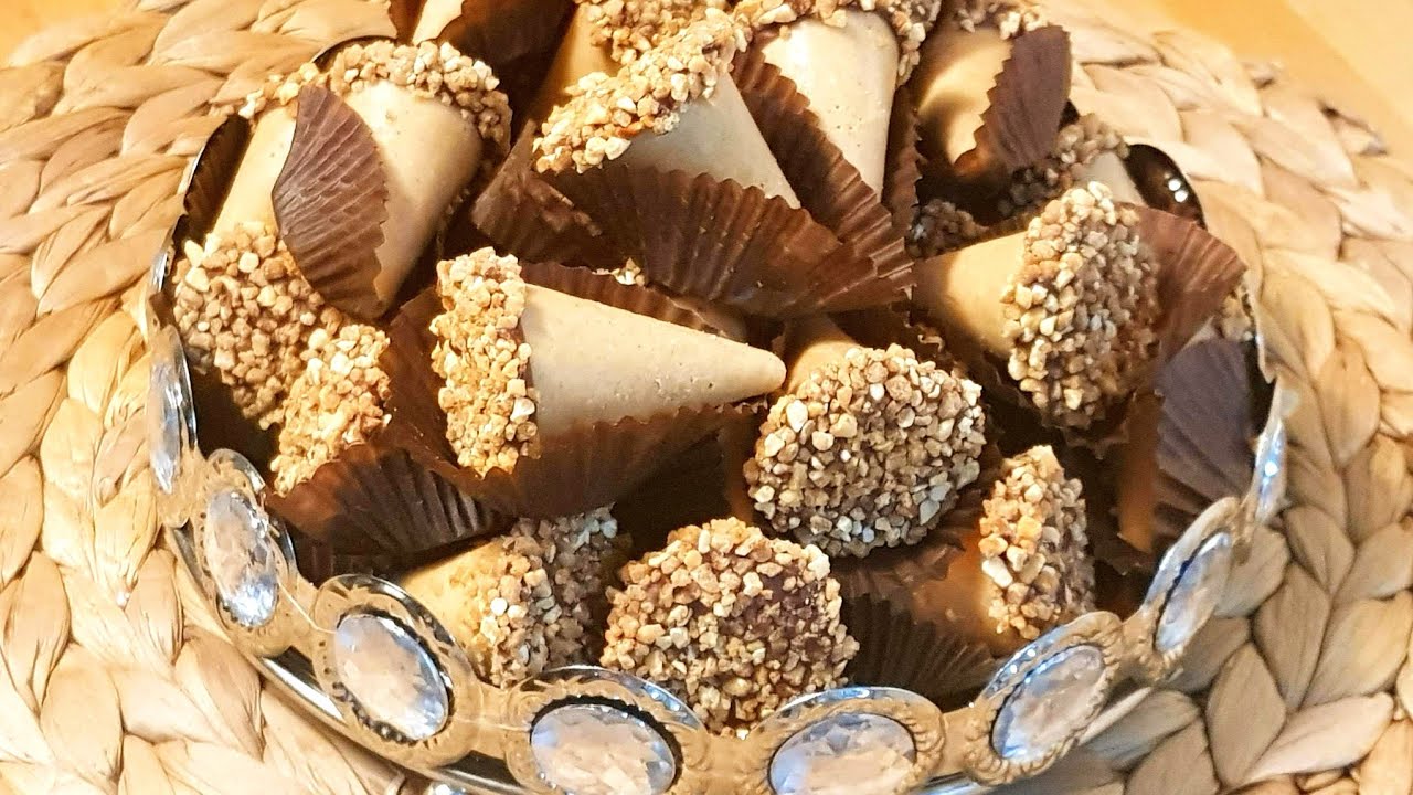 اسرع ألذ حلوة العيد2026 🌸 ب3 مكونات فقط واقتصادية و بدون فرن حلوة كورني بالكاوكاو 