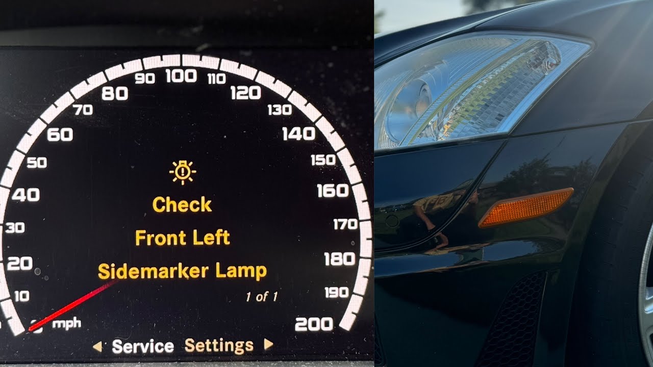 Mercedes Side Marker Bulb Replacement (W221) #w221 #mechanic #diy #mercedes #changebulb #repair