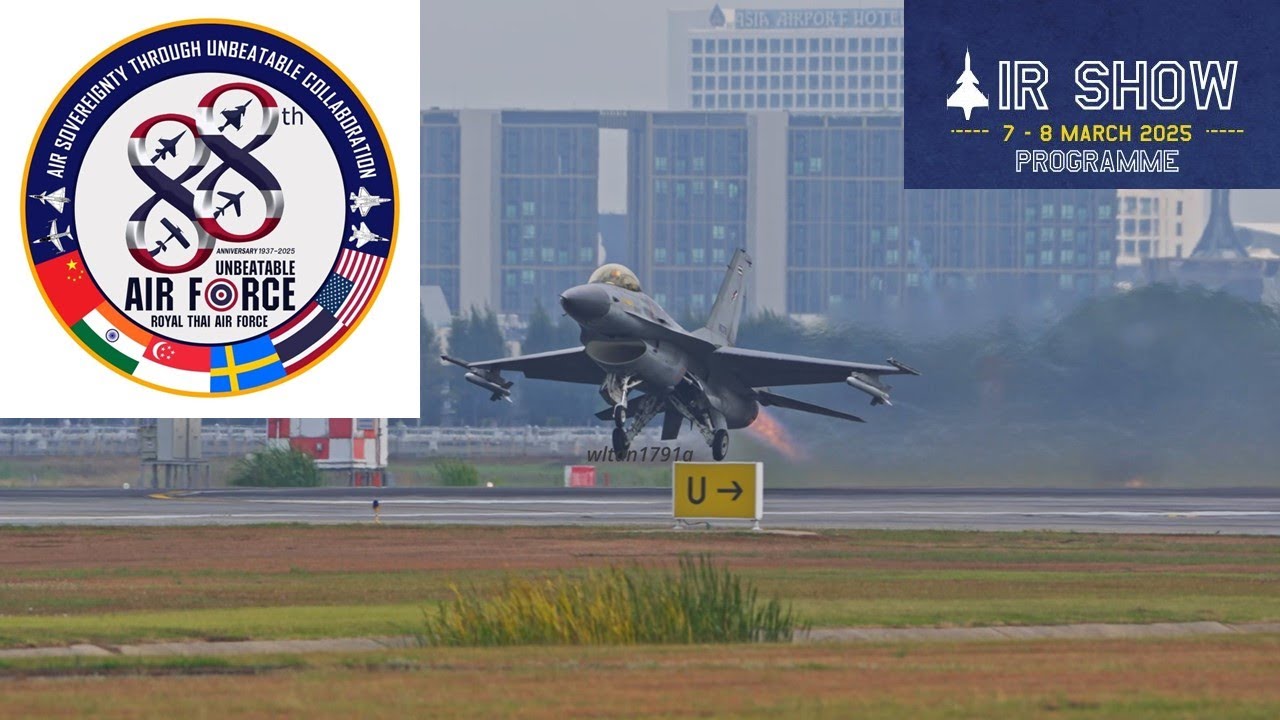 RTAF88 F-16 full demo #rtaf88 #rtaf #f16 #fighterjet #aviation #aerobatics #airshow #fighterpilot