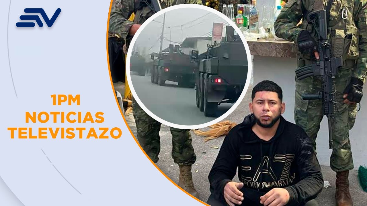 Alias Boris fue llevado a la cárcel en un carro cobra con militares |Televistazo| Ecuavisa