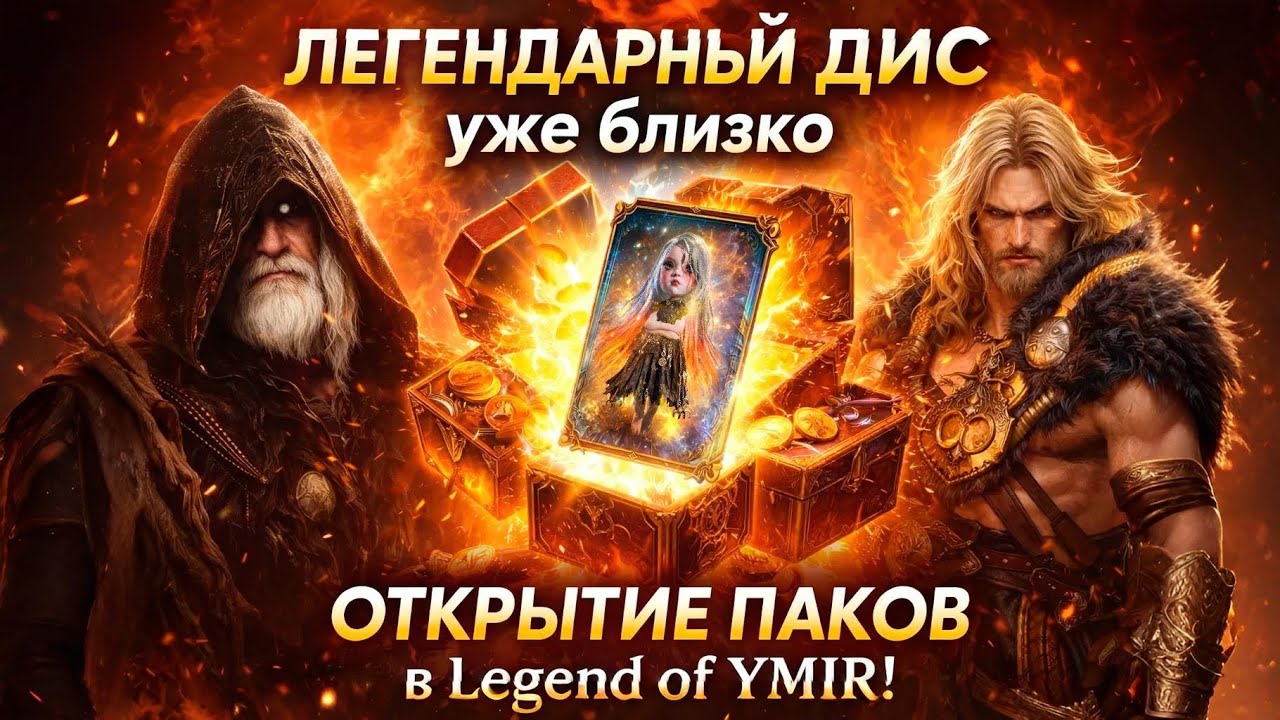 ЛЕГЕНДАРНЫЙ ДИС уже близко - ОТКРЫТИЕ ПАКОВ в Legend of YMIR!