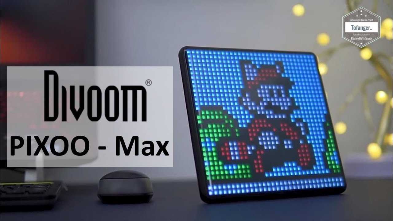 Цифровая фоторамка DIVOOM Pixoo-Max ❤️ 32 * 32 Pixel Art - Приложение DIVOOM SMART - Распаковка