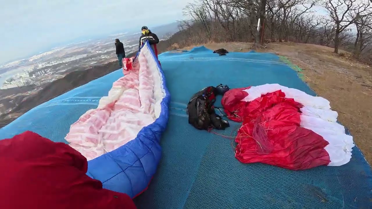 1월6일 예봉산~1차비행  일기예보가 또 틀림
