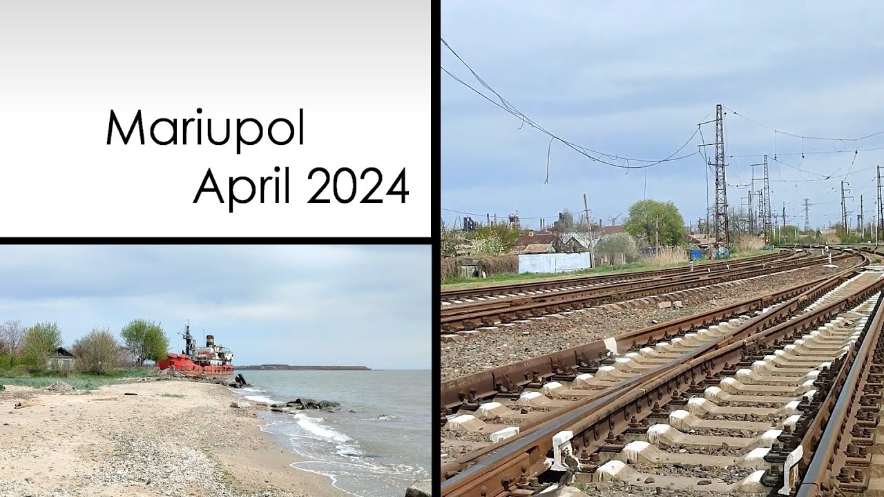 Мариуполь. Апрель 2024. Гавань, ЖД вокзал. Mariupol. April 2024
