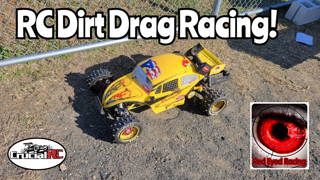 Large 1/5 Scale Battle of the Belts RC Dirt Drag Racing Part 1