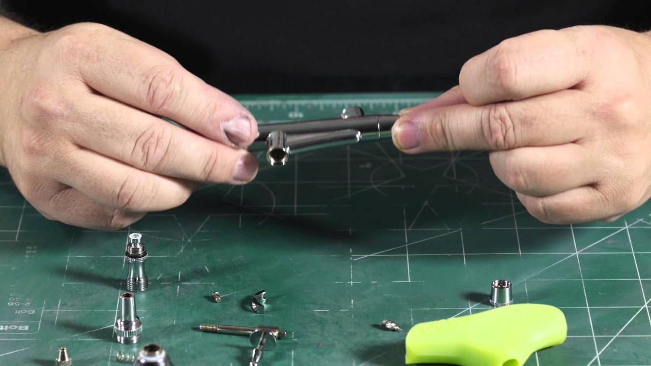Grex XGi and XSi Airbrushes - Full Dis-assembly and Assembly