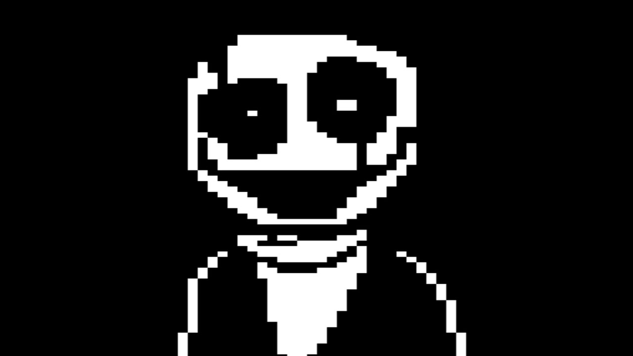 WD gaster in deltarune 