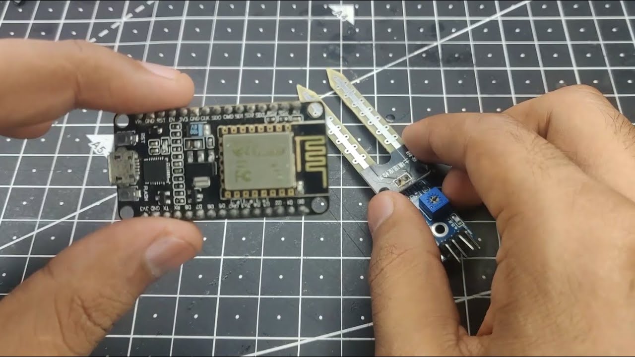 Как использовать датчик влажности почвы с ESP 8266 NodeMCU