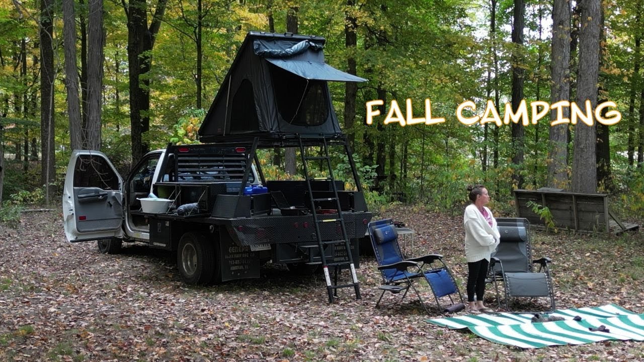 Fall Rooftop Tent Camping