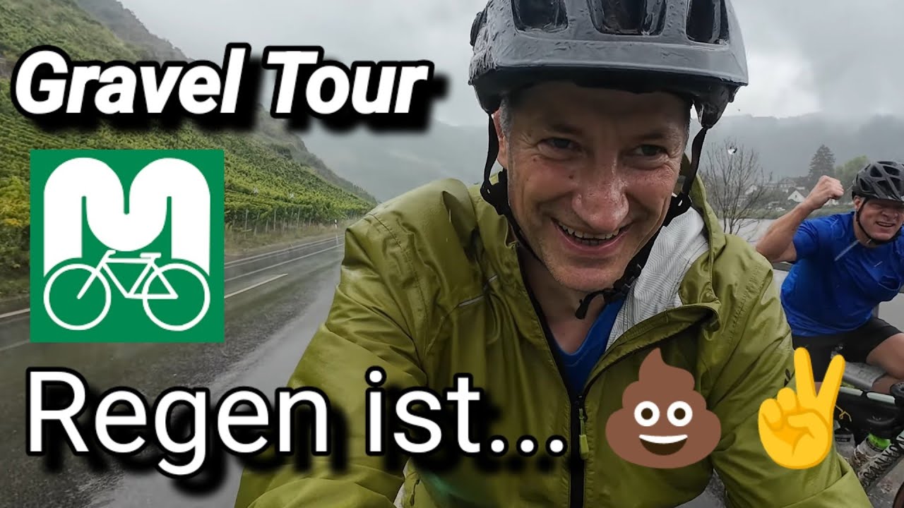 Moselradweg Sonne Regen feucht aber fröhlich Bikepacking Gravelbike / Zelten / Spaß Overnighter