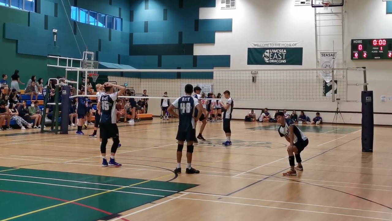 NIST 3-1 UWCE : (Semi-Finals) SEASAC Invitational ​Volleyball @UWC EAST ,Singapore / Friday 4,Nov 22