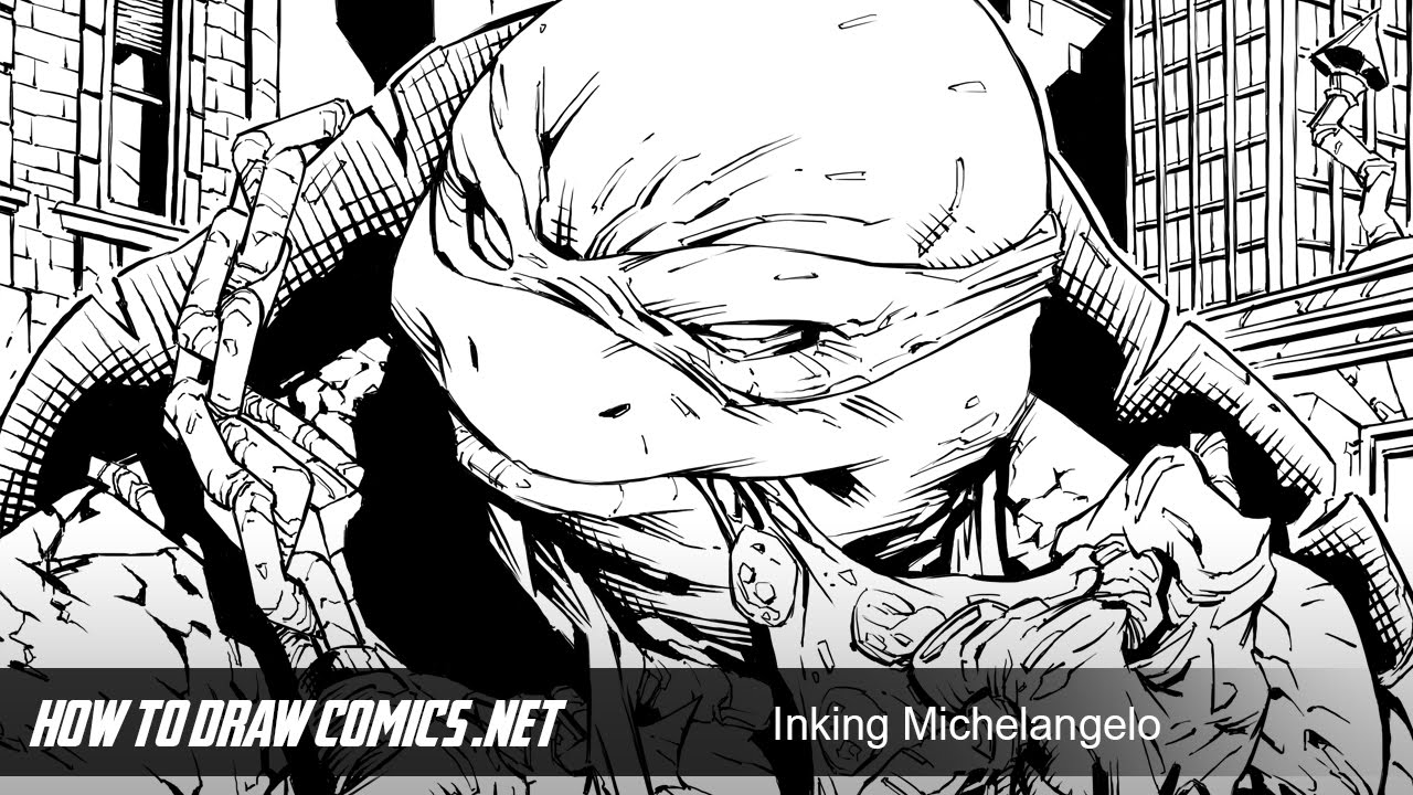 How to Draw Comics Michelangelo Inks