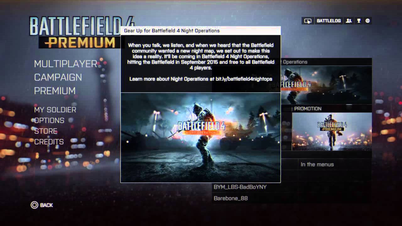 Battlefield 4 night maps coming soon!!!!