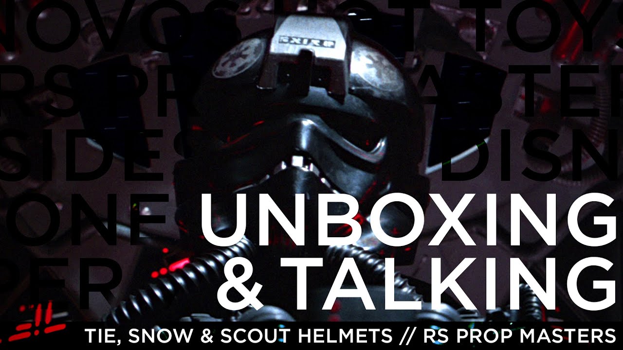 RS Propmasters Tie, Snow & Scout Helmets // Unboxing & Talking