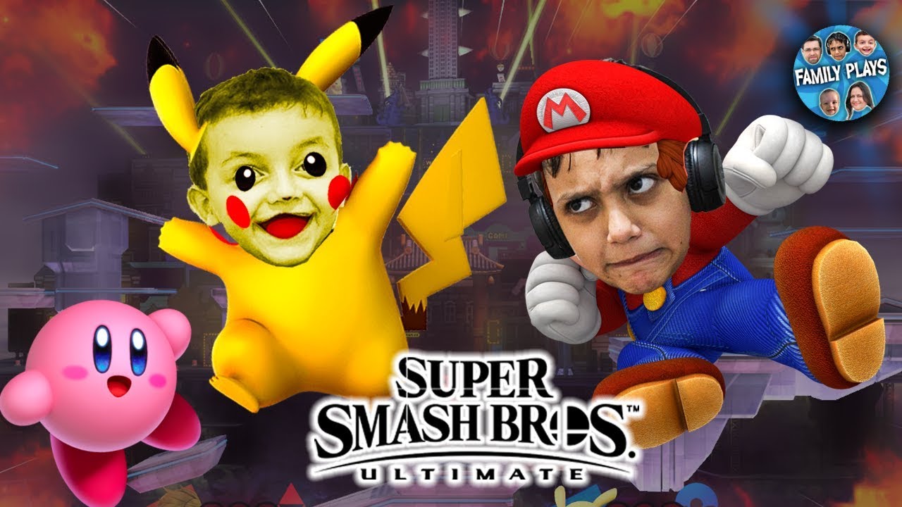 SUPER SMASH BROS ULTIMATE  Family Plays!! (Todos os Personagens não DESBLOQUEADOS)