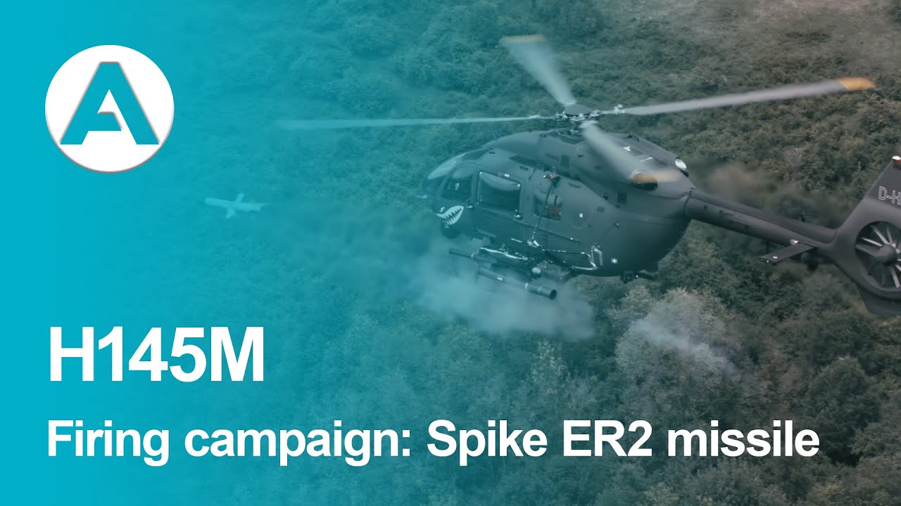 H145M firing campaign: Spike ER2 missile