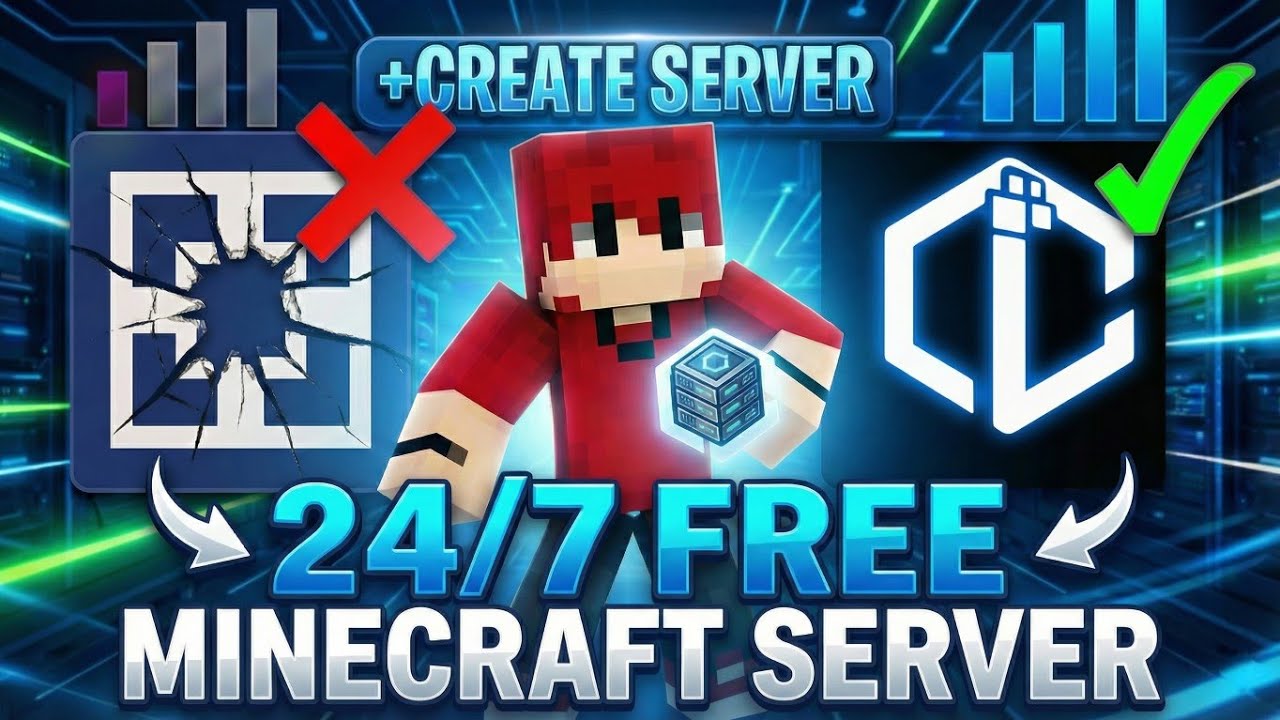How to Make a FREE 24/7 Java + PE/Bedrock Server | FREE Minecraft & VPS Hosting LordCloud
