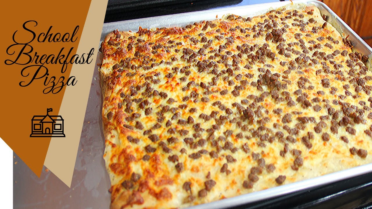 School Breakfast Pizza| Only 4 Ingredients!