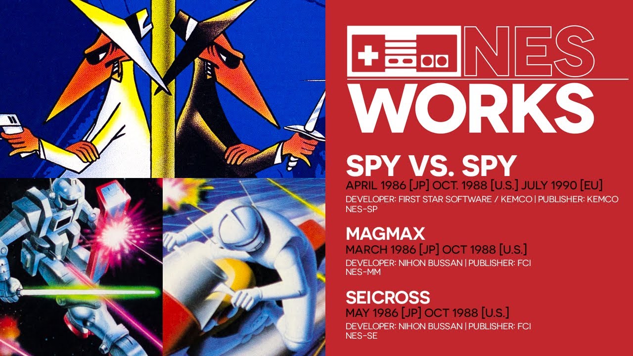 Spy Vs. Spy / MagMax / Seicross retrospective: Espionage-à-trois | NES Works #090