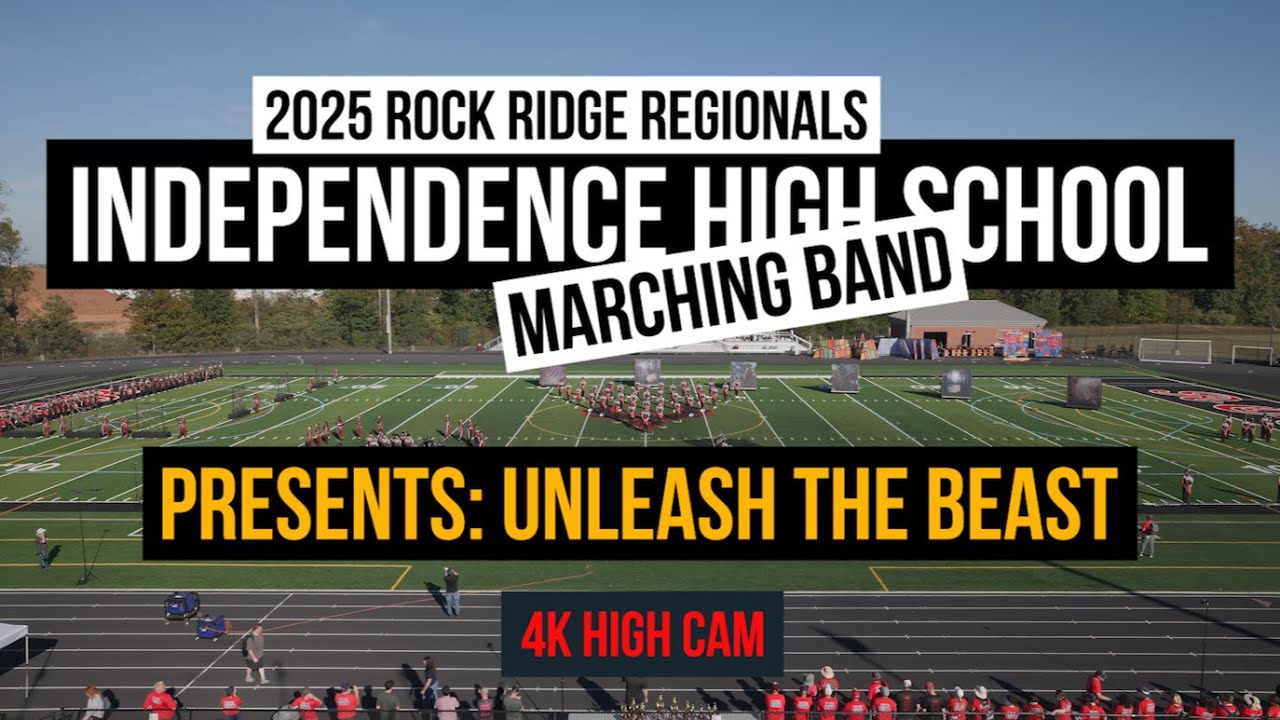 2025 Independence High School Marching Band performs 