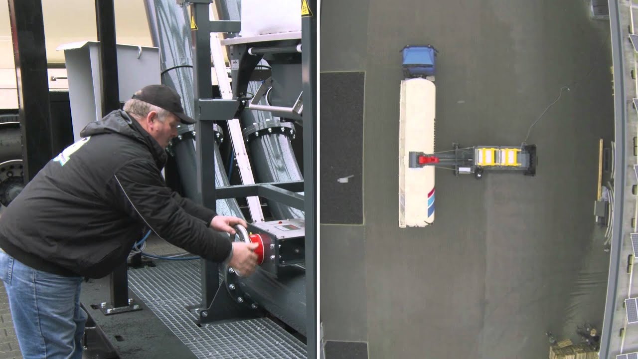 Mobile LKW-Beladung mit der Container Conveyor Unit