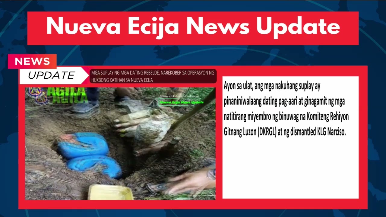 2- SUSPEK TIMBOG; MGA SUPLAY NG MGA DATING REBELDE, NAREKOBER;IKINABAHALA BUTAS NG DUPINGA BRIDGE
