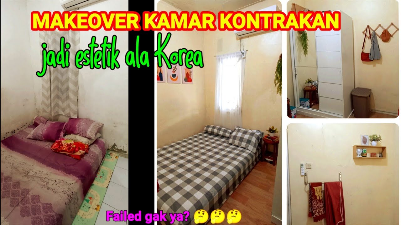 Makeover Kamar Kontrakan dari B Aja Jadi Estetik Ala Korea