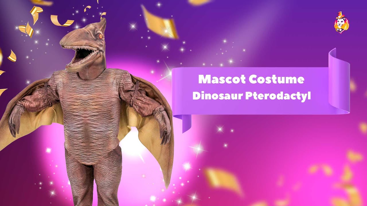 Dinosaur Pterodactyl Mascot Costume