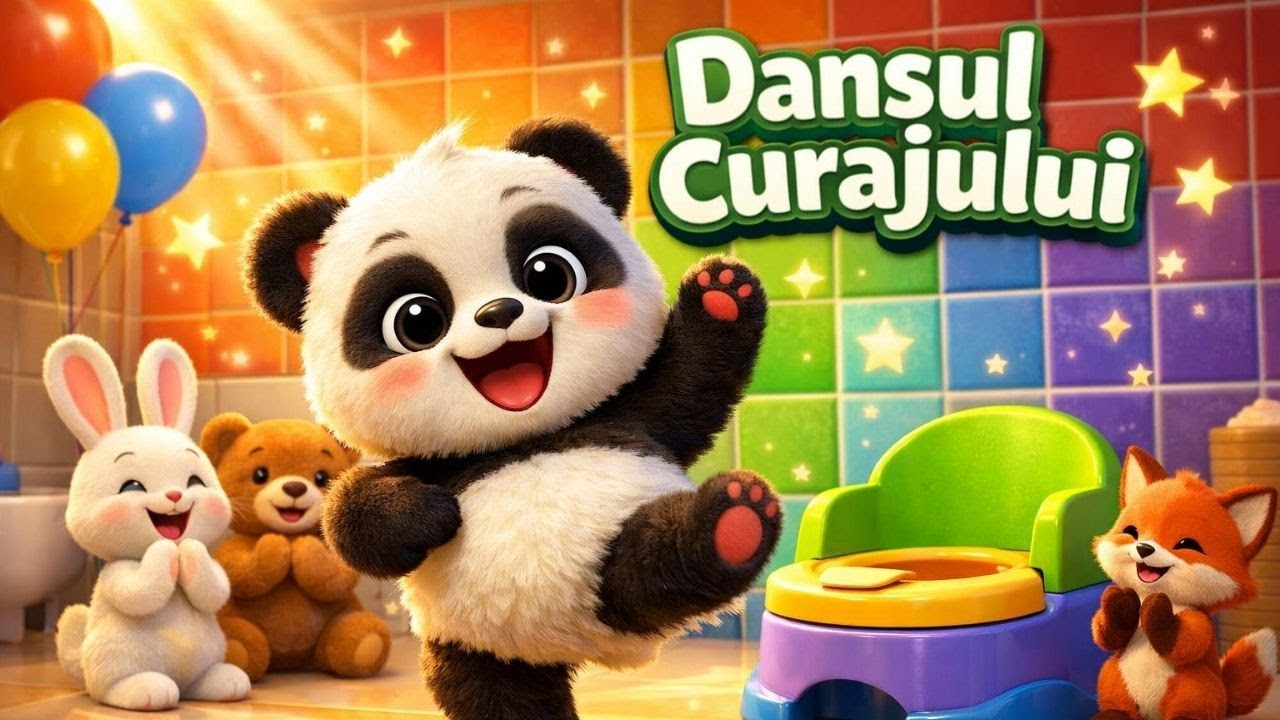 🐼 Dansul curajului 👏 | 🧻 Panda învață la oliță 🎶 | Cântec educativ pentru copii ⭐🦊TraLaPici