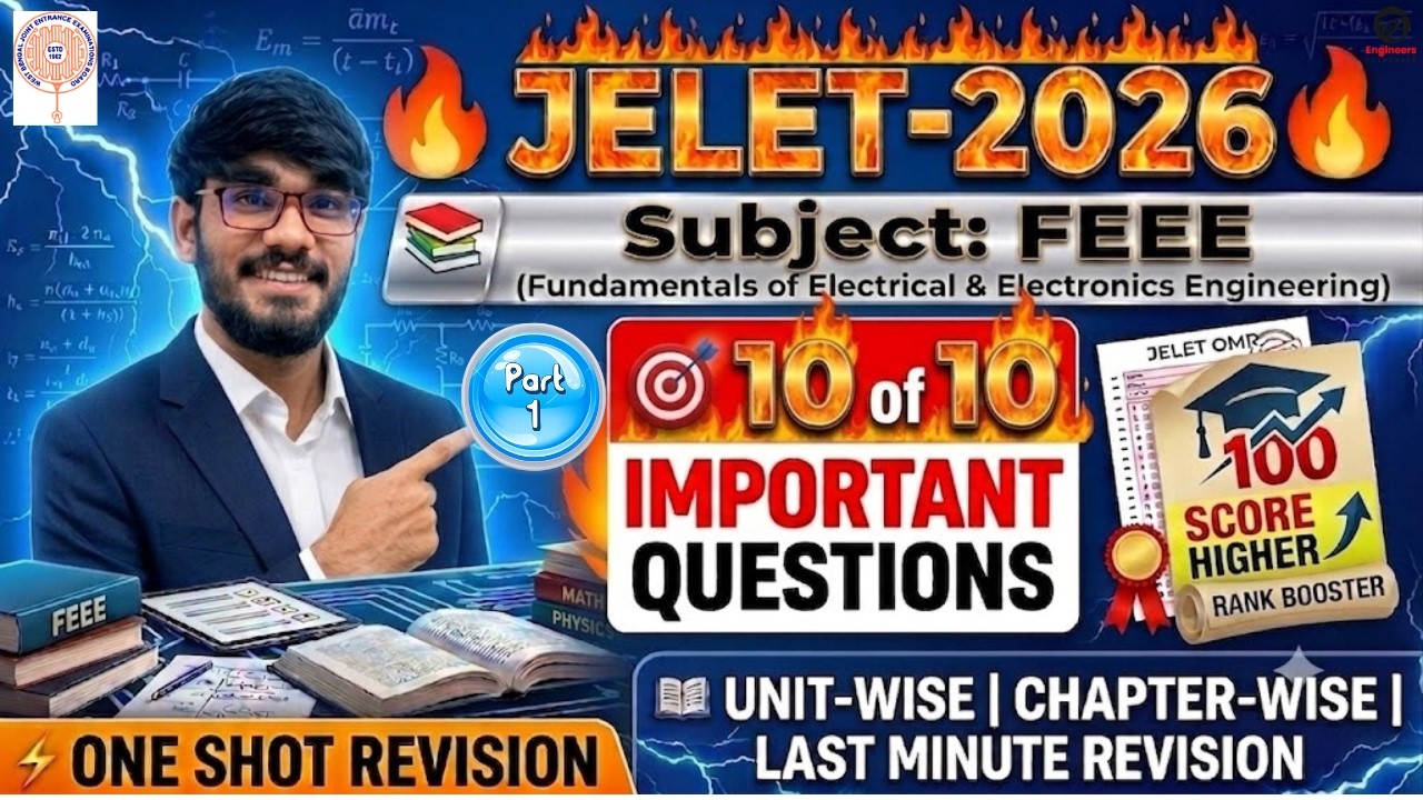 JELET 2026🔥One Shot Maha Revision🔥for FEEE | Unit Wise Full Complete | Last Time Revision #jelet2026