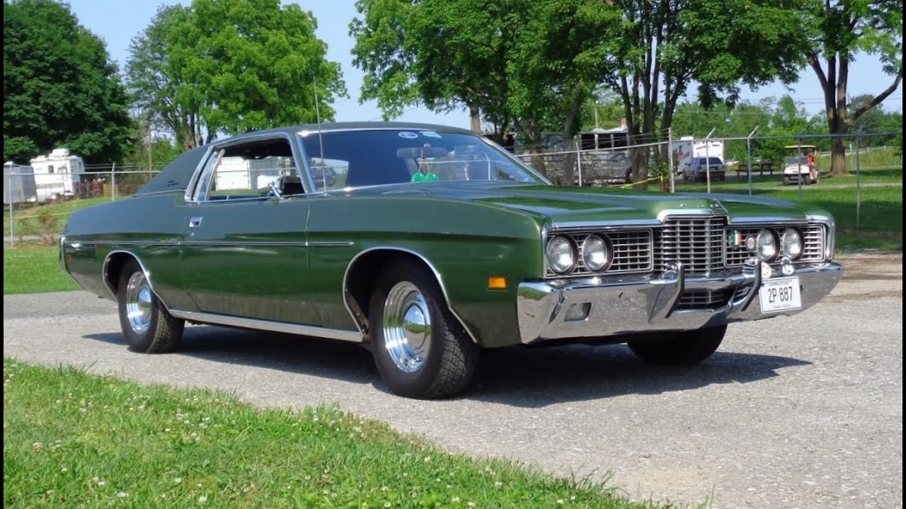 1972 Ford Galaxie 500 2 Door in Green & 351 Engine Sound on My Car Story with Lou Costabile